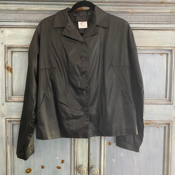 D&G black jacket size 44 made in Italy - Picture 1 of 5